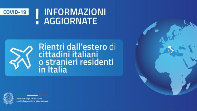 Voli speciali per Italiani
