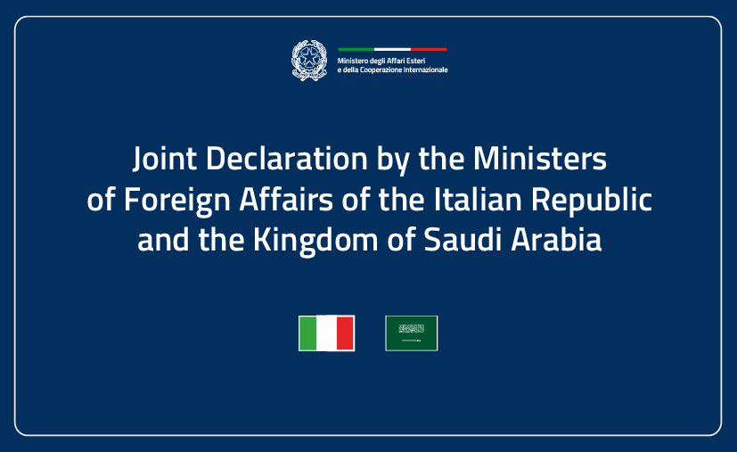 JOINT_DECLARATION_MINISTERS_FOREIGN_AFFAIRS_ITALY_SAUDI_ARABIA